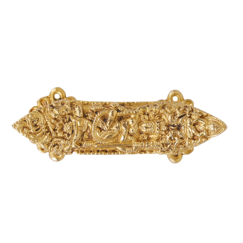Ornate Brass Door Handles – Divine Guardians