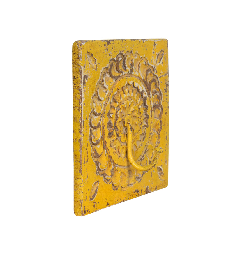 Handcrafted Rajasthani Wooden Wall Hook – Functional Art