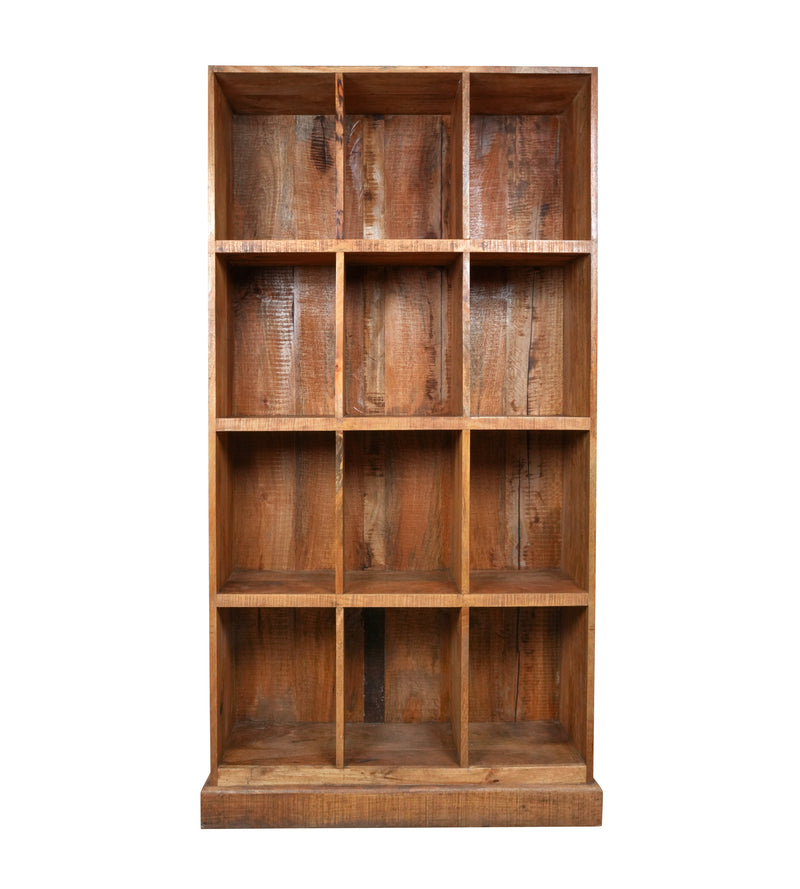 Handcrafted Wooden Storage Shelf – Rustic Charm and Practical Design