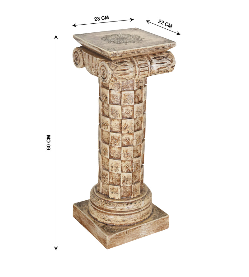 Handcrafted Wooden Pillar – A Statement of Heritage