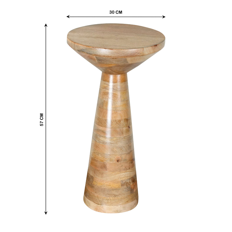 Handcrafted Wooden Side Table – Modern Design with Traditional Craftsmanship