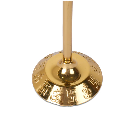 Handcrafted Brass Trishul with Stand | Lord Shiva Trident