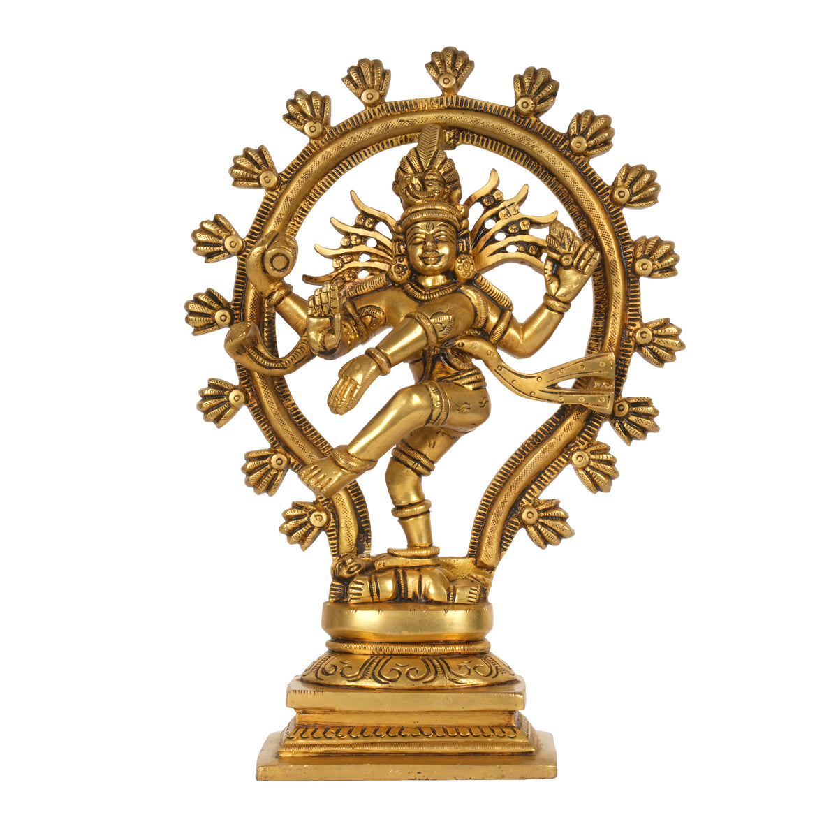 Handcrafted Brass Nataraja Idol | Lord Shiva Cosmic Dance Statue