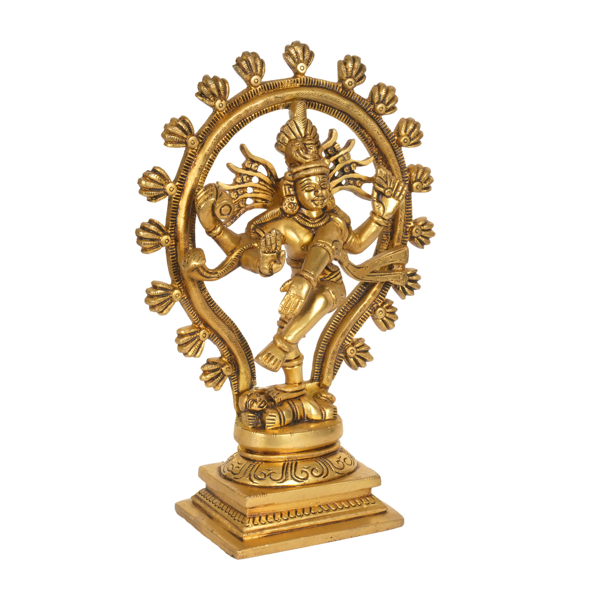 Handcrafted Brass Nataraja Idol | Lord Shiva Cosmic Dance Statue