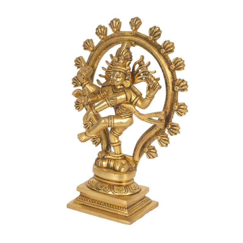 Handcrafted Brass Nataraja Idol | Lord Shiva Cosmic Dance Statue
