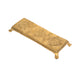 Handcrafted Brass Pooja Chowki | Engraved Rectangular Altar Asan Platform