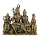 Handcrafted Brass Shiva Parivar Statue | Divine Kailash Holy Family Idol