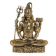 Handcrafted Brass Lord Shiva Statue | Meditating Mahadev Dhyana Mudra Idol
