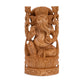 Handcrafted Wooden Lord Ganesha Statue | Premium Single-Block Wood Carving