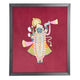 Handcrafted Shrinathji Pichwai Wall Frame | Premium Embossed Krishna Art