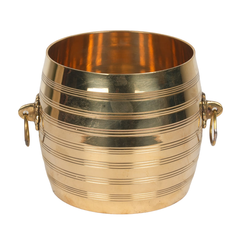 Handcrafted Kerala Brass Para Vessel | Traditional Indian Paddy Measurement Barrel