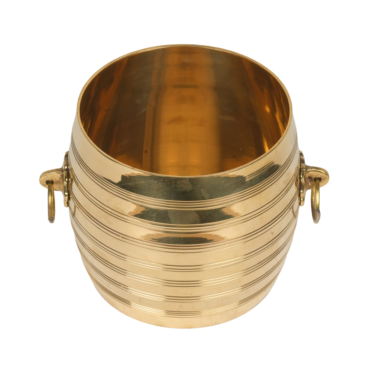 Handcrafted Kerala Brass Para Vessel | Traditional Indian Paddy Measurement Barrel