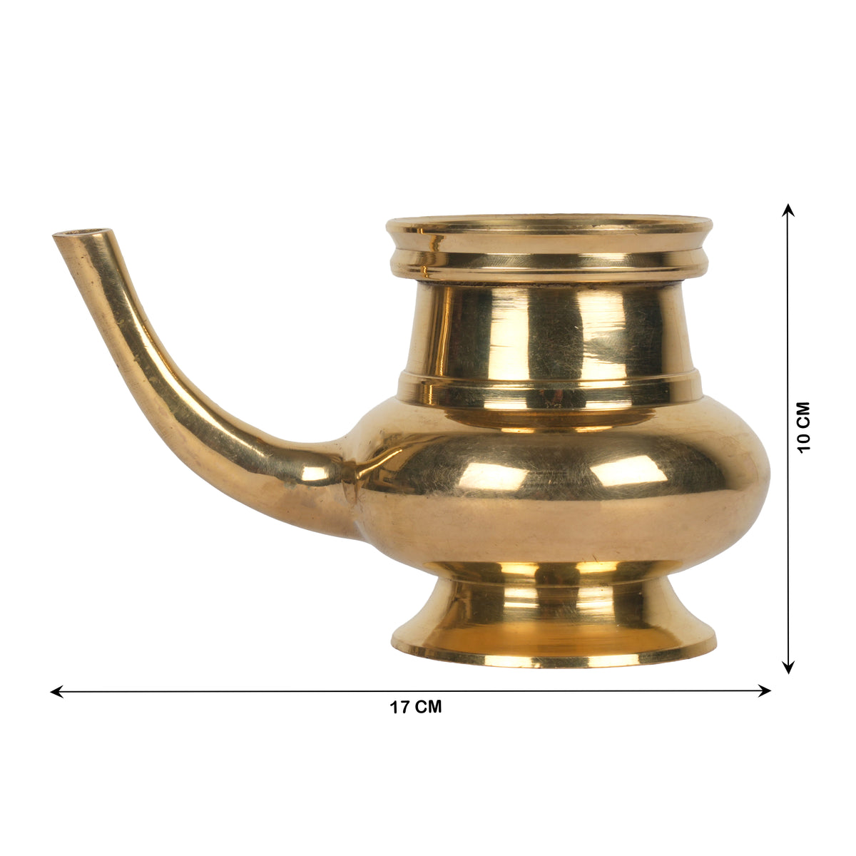 Handcrafted Traditional Brass Kindi Vessel | Elegant Spouted Water Pourer