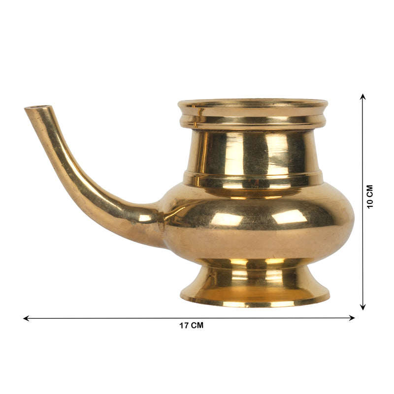Handcrafted Traditional Brass Kindi Vessel | Elegant Spouted Water Pourer