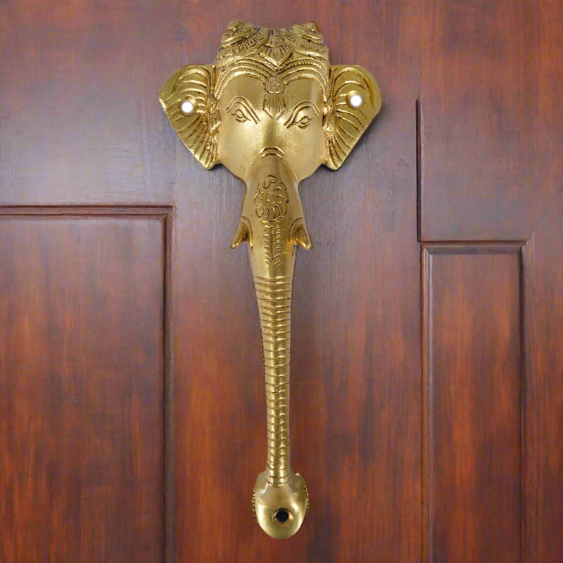 Brass Ganesha Trunk Door Handles