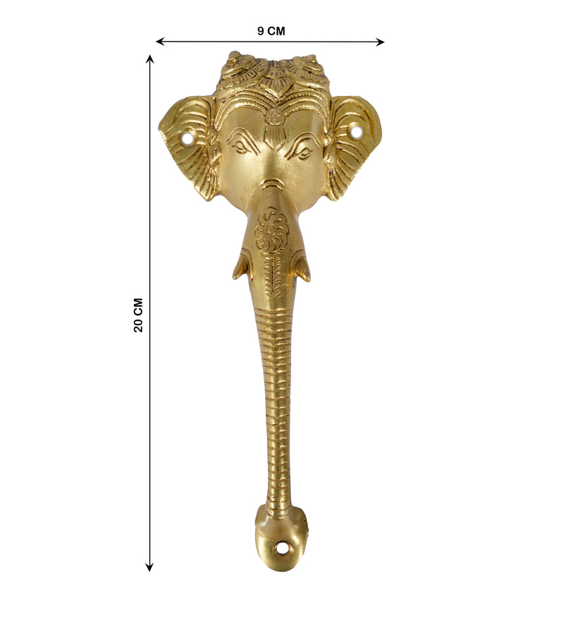 Brass Ganesha Trunk Door Handles