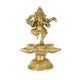 Handcrafted Brass Ganesha Lotus Oil Lamp