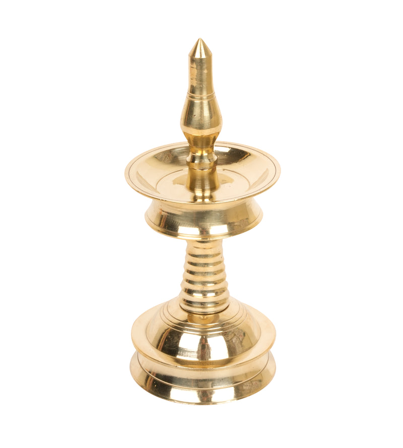 Handcrafted Bronze Oil Lamp Traditional Indian Deepam