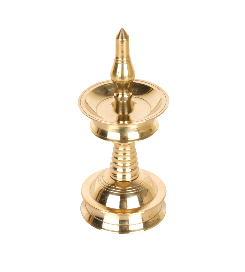 Handcrafted Bronze Oil Lamp Traditional Indian Deepam