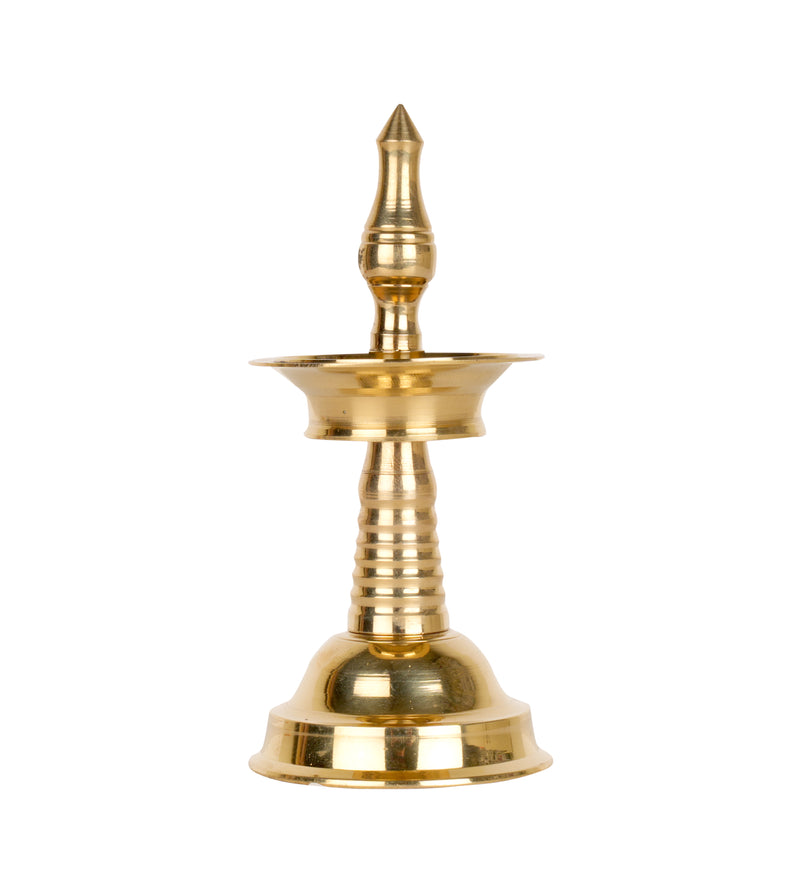 Handcrafted Bronze Oil Lamp Traditional Indian Deepam