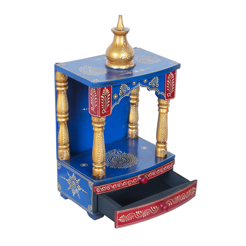 Wooden Emboss Mandir 16"