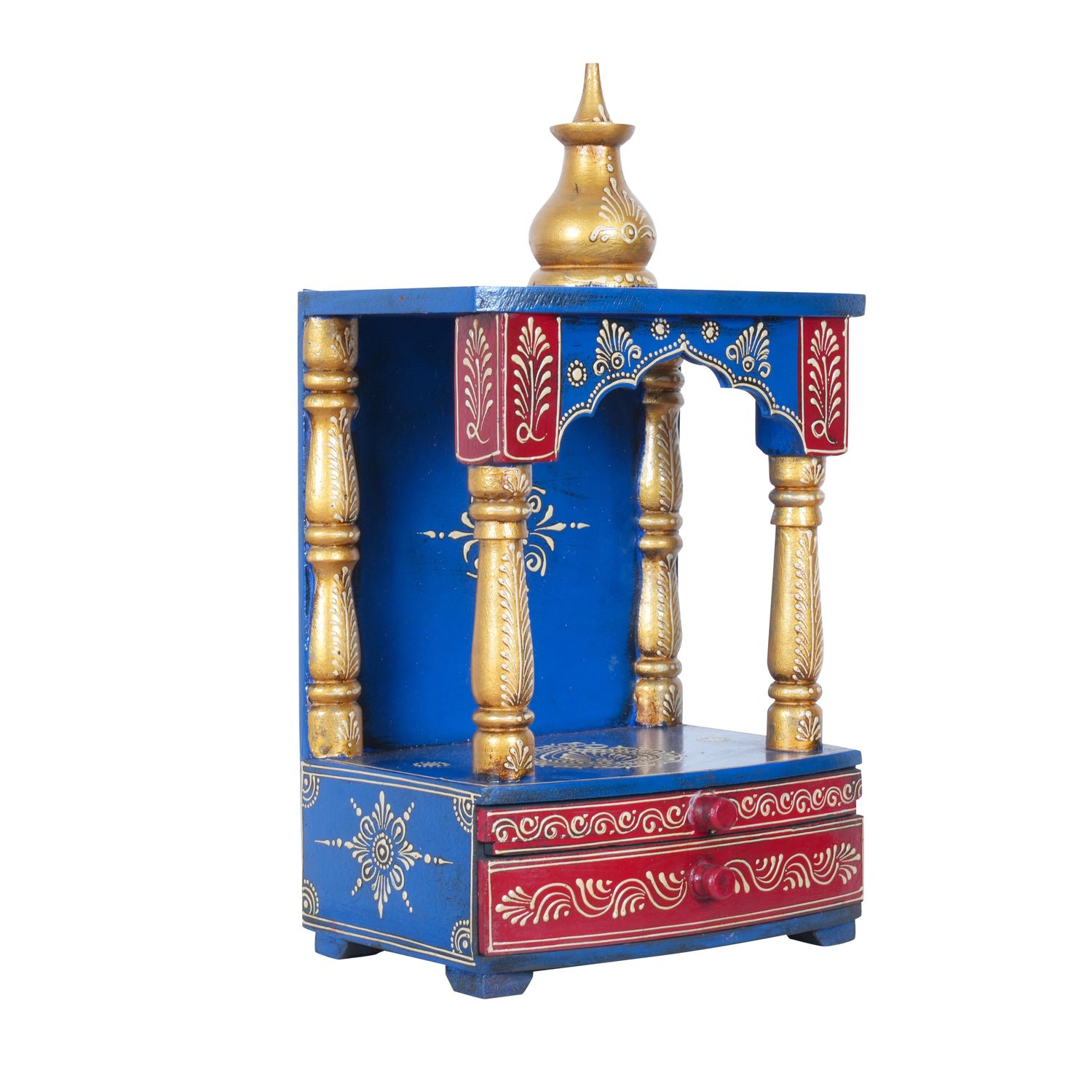 Wooden Emboss Mandir 16"