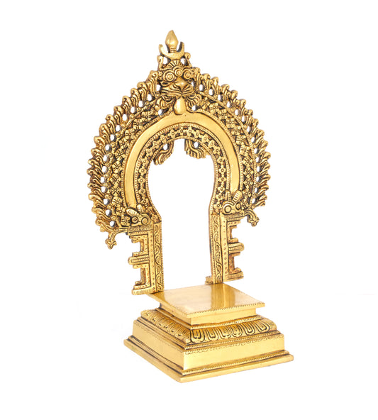 Ornate Brass Prabhavali Arch – Divine Elegance