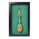 Framed Divine Brass Ritual Spoon