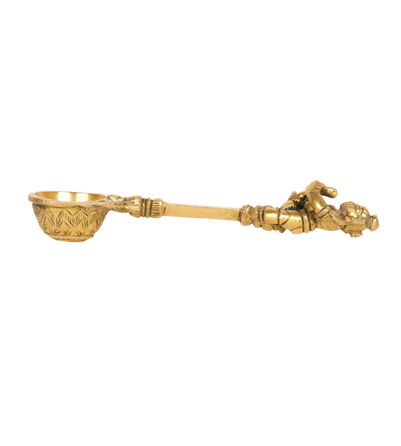 Ornate Brass Ritual Spoons – Heritage in Every Scoop