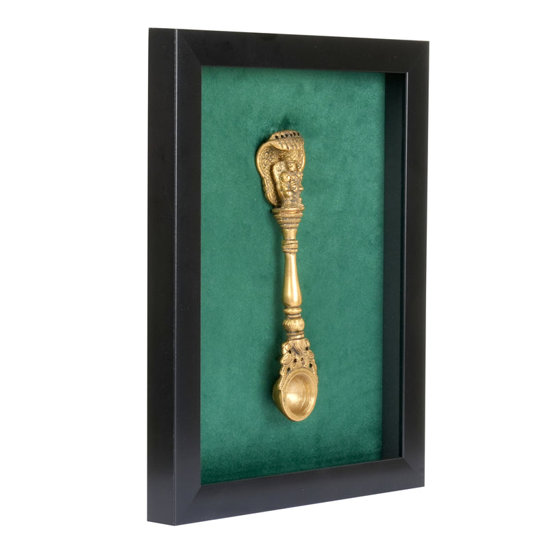 Handcrafted Moradabad Brass Vishnu Parivar Ritual Wall Art