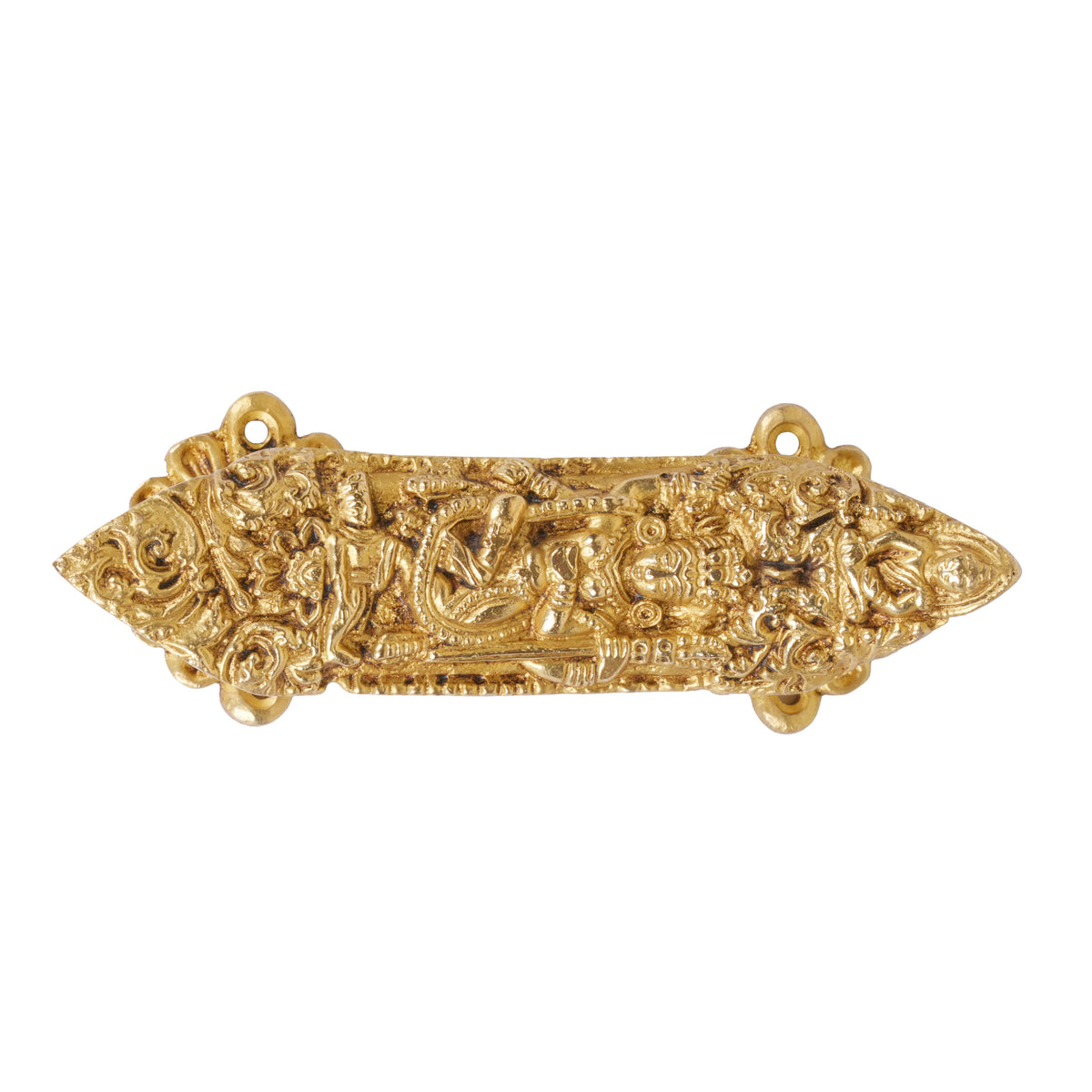 Ornate Brass Door Handles – Divine Guardians