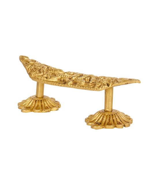 Ornate Brass Door Handles – Divine Guardians