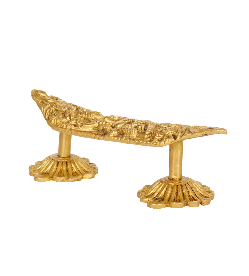 Ornate Brass Door Handles – Divine Guardians