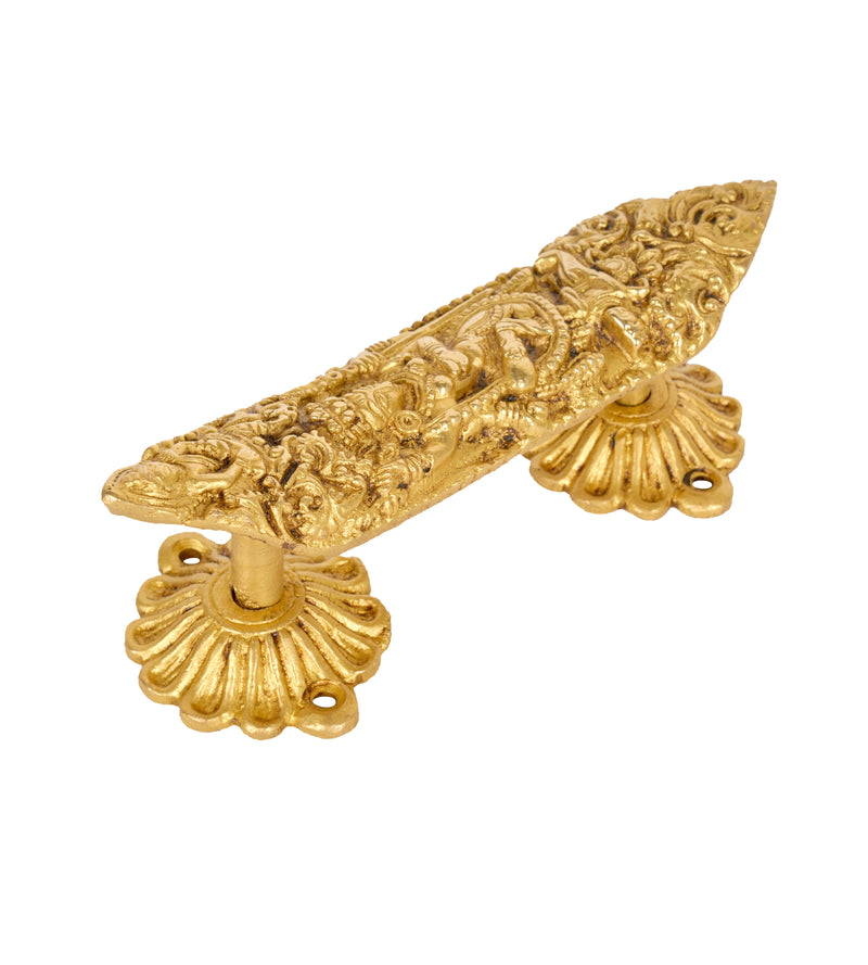 Ornate Brass Door Handles – Divine Guardians