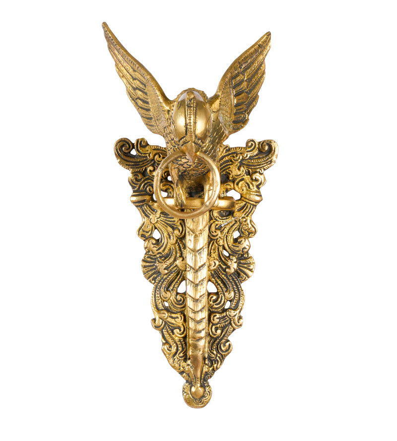 Handcrafted Ornate Brass Parrot Wall Art