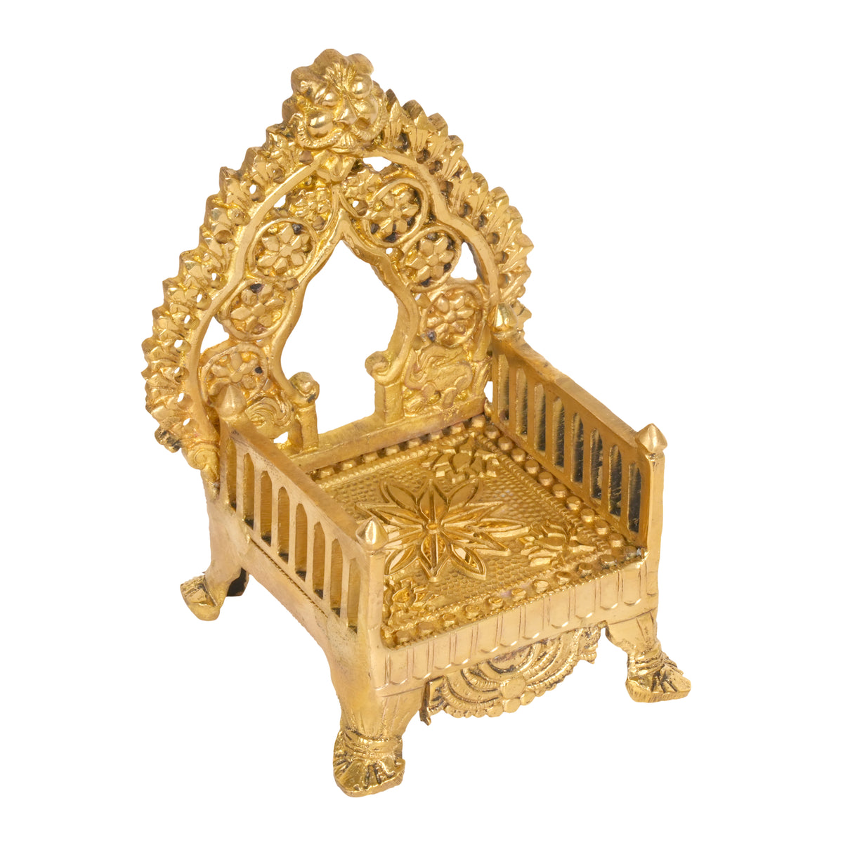 Gilded Mini Throne – A Regal Perch