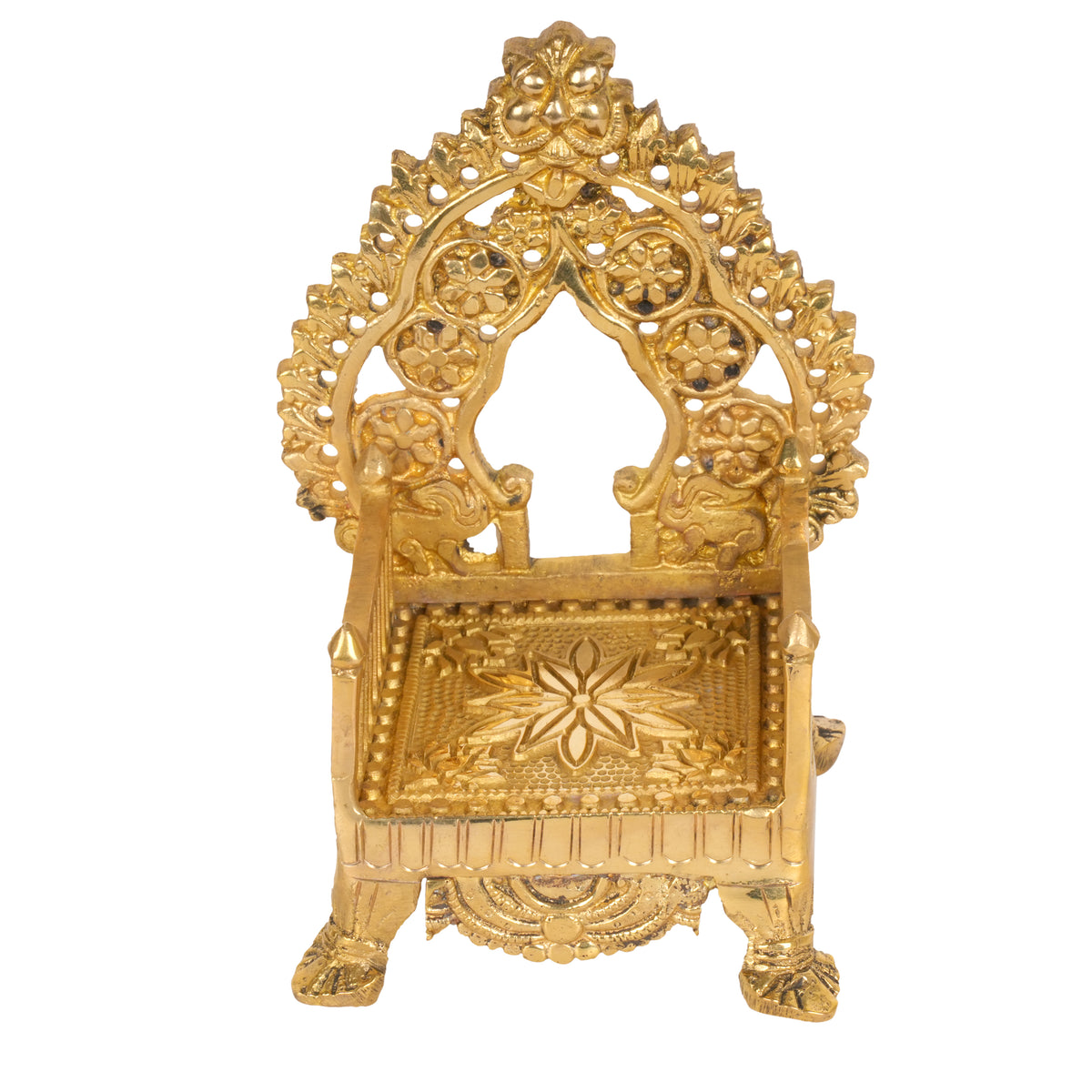 Gilded Mini Throne – A Regal Perch