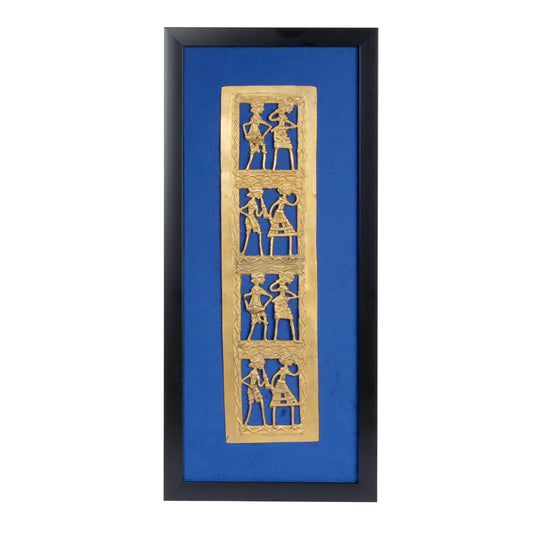 Tribal Rhythms Brass Wall Panel