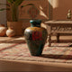 Mayura Iron Pot - Antique Decorative Iron Vase