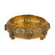 Handcrafted Traditional Brass Ashta Lakshmi Urli | Embossed Floral Floating Flower Bowl