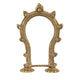 Vintage-Style Hand-Crafted Brass Prabhawal Aura | Scalloped Base Tabletop Frame