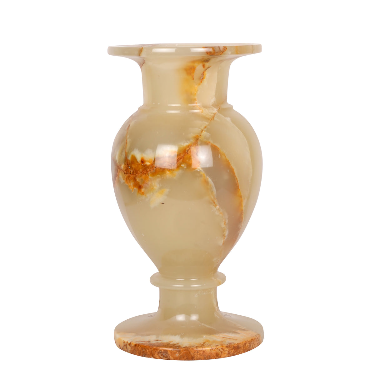 Handcrafted Elegant Onyx Marble Vases