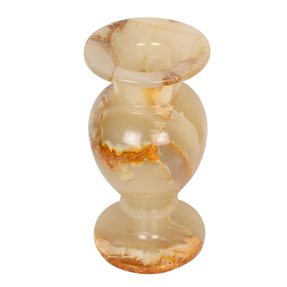 Handcrafted Elegant Onyx Marble Vases