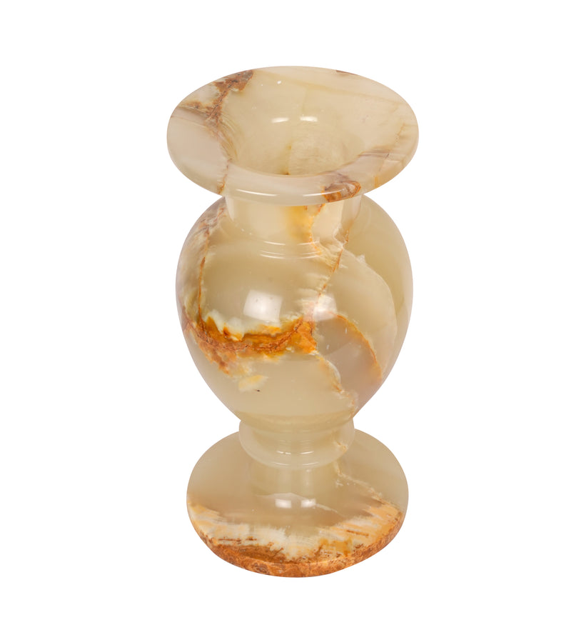 Handcrafted Elegant Onyx Marble Vases