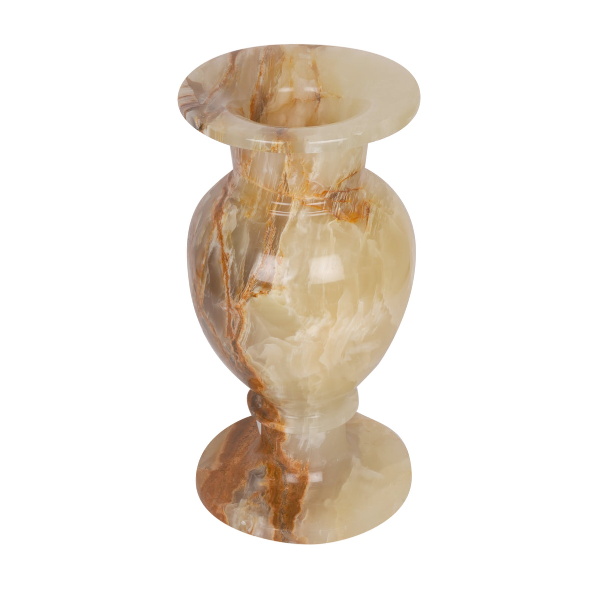 Handcrafted Elegant Onyx Marble Vases