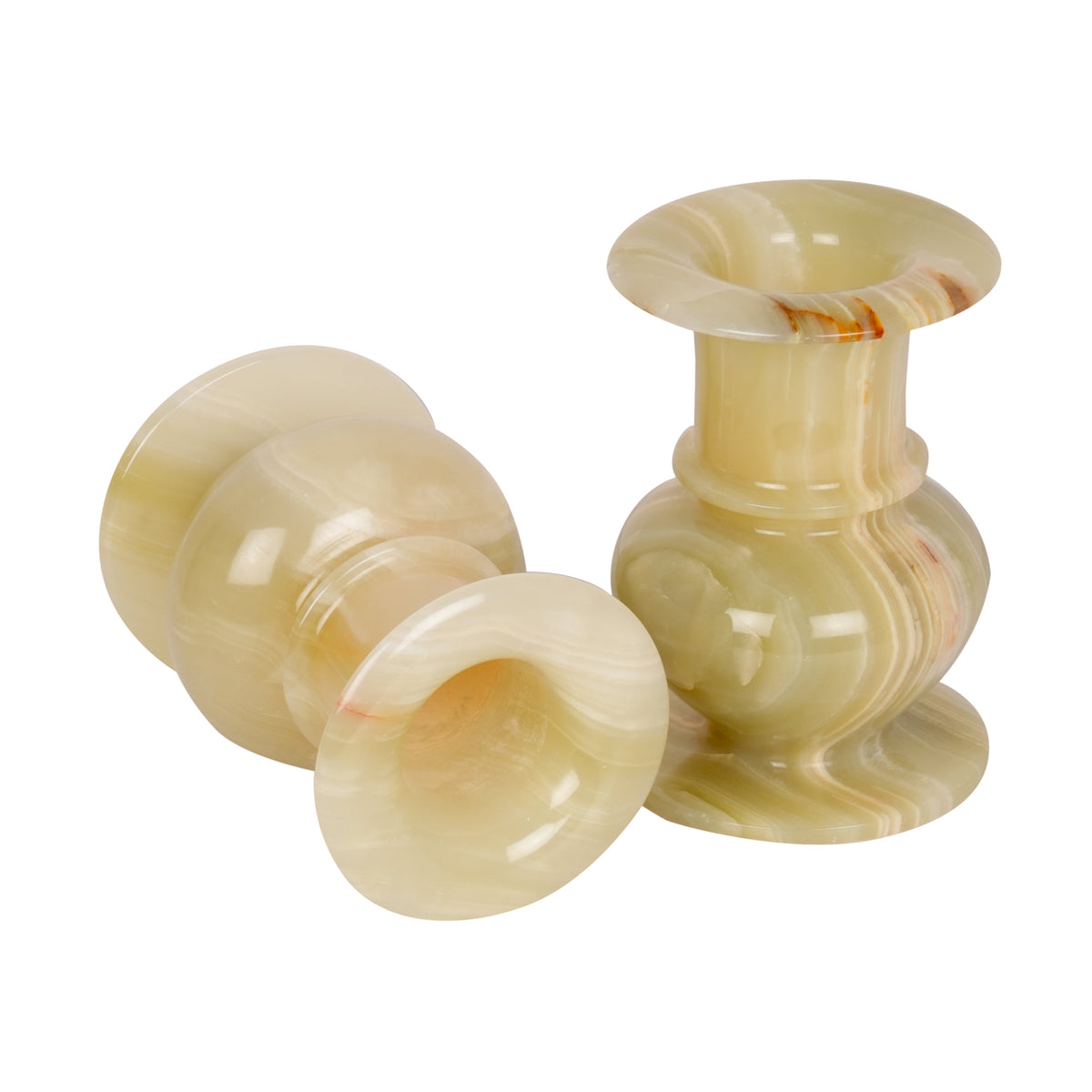 Elegant Onyx Marble Vases