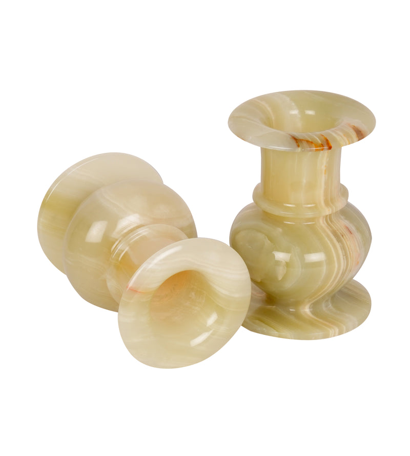 Elegant Onyx Marble Vases