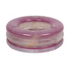 Handcrafted Onyx Circular Ashtray | Creative Natural Banded Stone Cigarette Tray