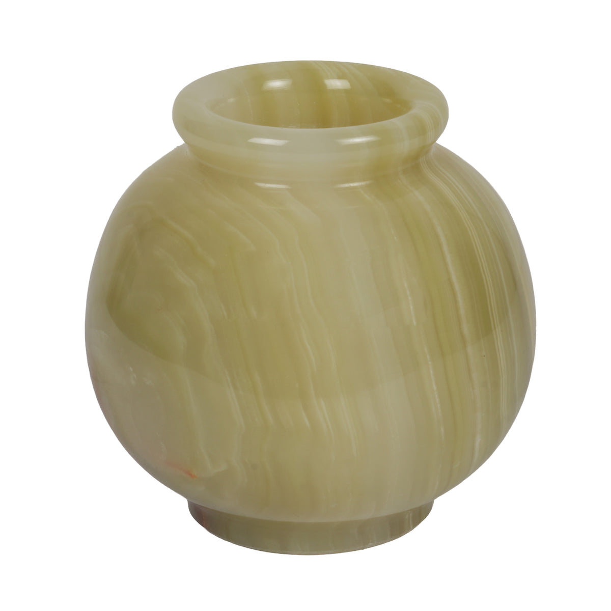 Black Round Marble Decorative Vases