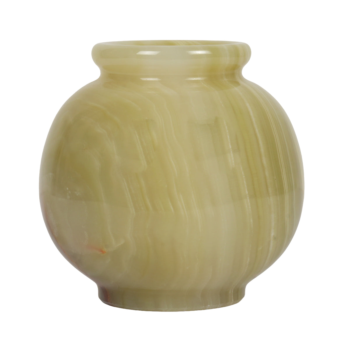 Black Round Marble Decorative Vases